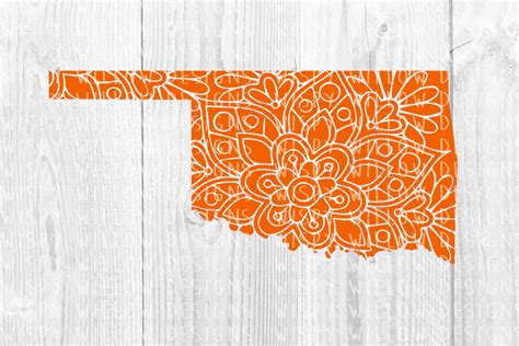 Download Oklahoma State Mandala For Crafts