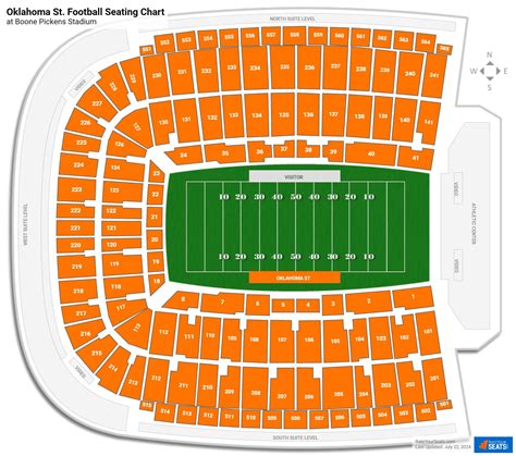 Oklahoma State University Football Seating Chart