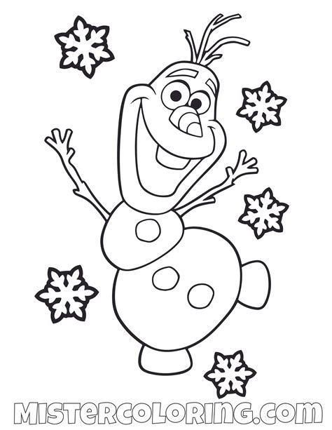 Olaf Frozen 2 Coloring Pages