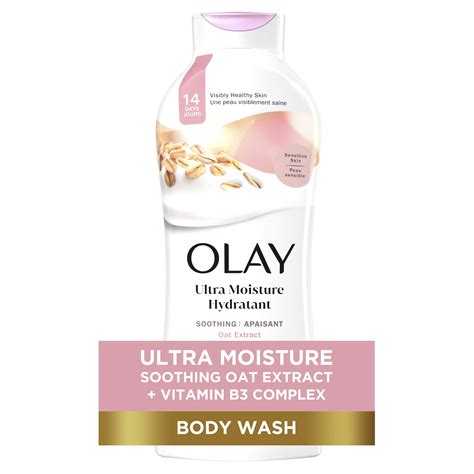Gently cleanse and soothe your sensitive skin with Olay's trusted body wash
