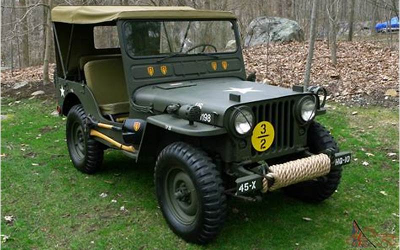 Old Army Jeep For Sale