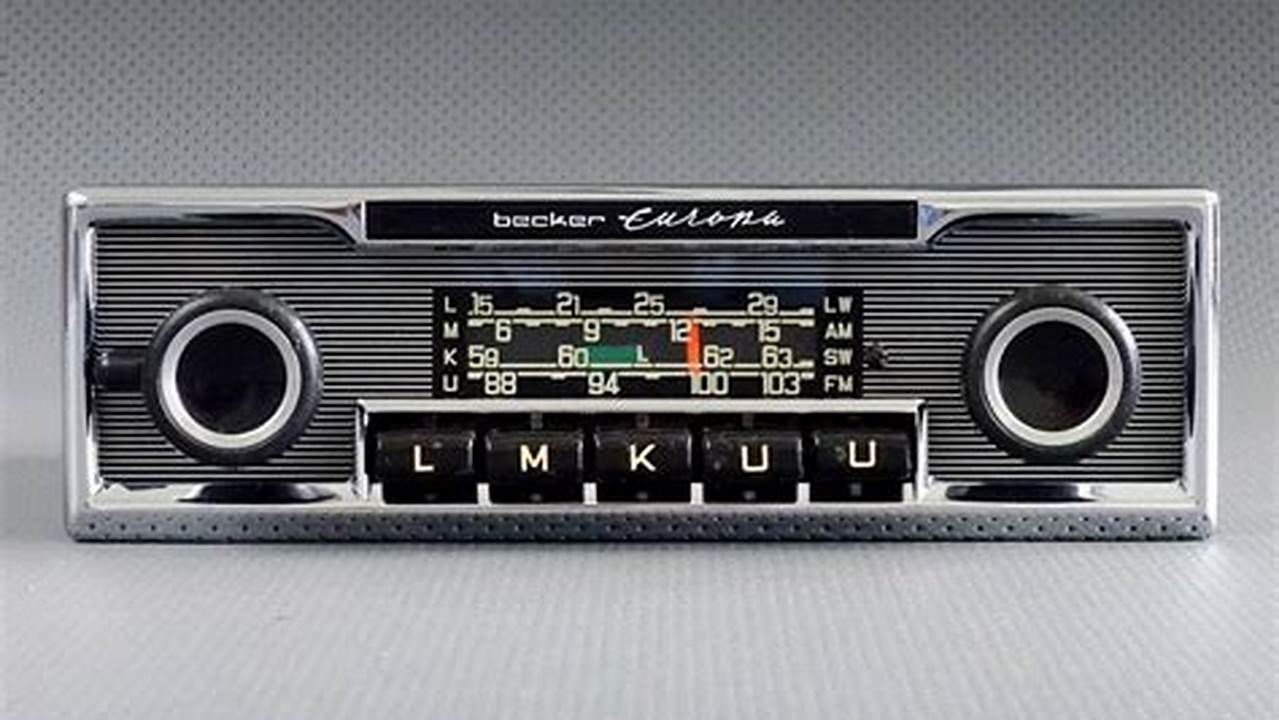 Old Car Radio: A Guide to Restoring and Upgrading Your Classic Ride