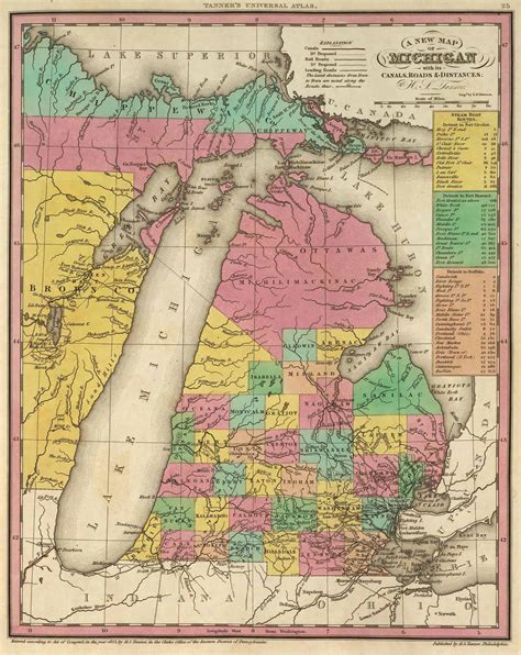 Old Maps Of Michigan