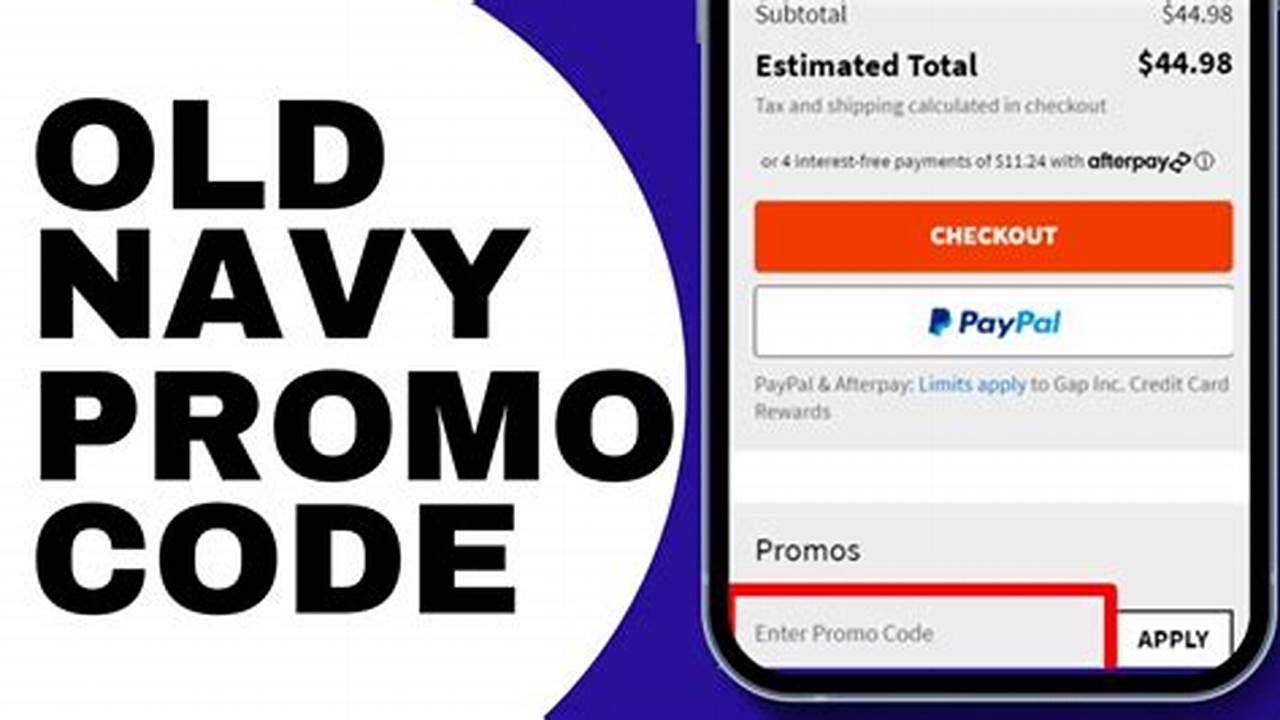 Old Navy Promo Code November 2024 Discount Code
