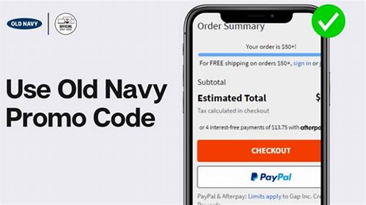 Old Navy Promo Code October 2024 Code