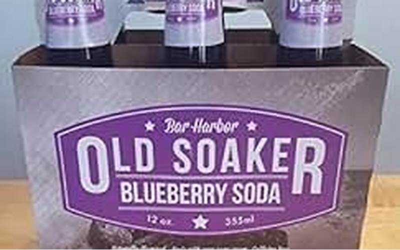 Old Soaker Blueberry Soda Bottle