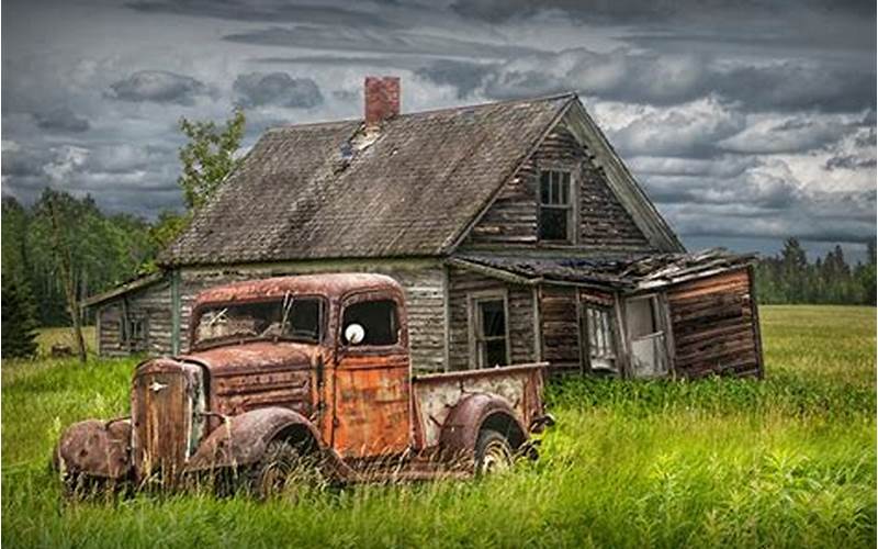 Old Trucks In Rural Areas