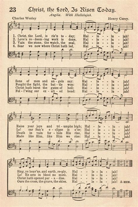 Old Easter Hymns