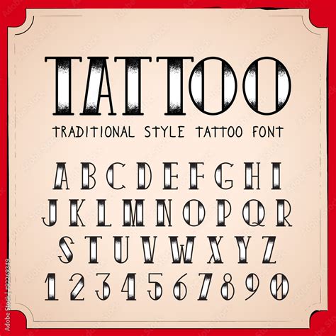 Old Font Tattoo