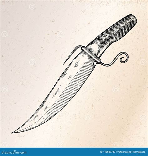 Old Knife Drawing