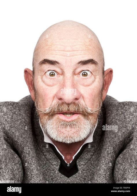 Old Man Bald With Beard