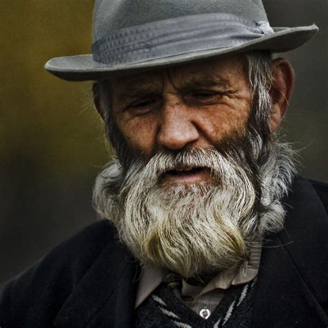 Old Man With Beard And Hat