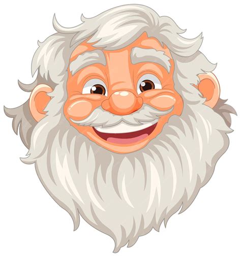Old Man With Beard Cartoon