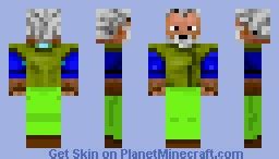 Elevate Your Minecraft Game with a Classic Touch - Old Person Minecraft Skin