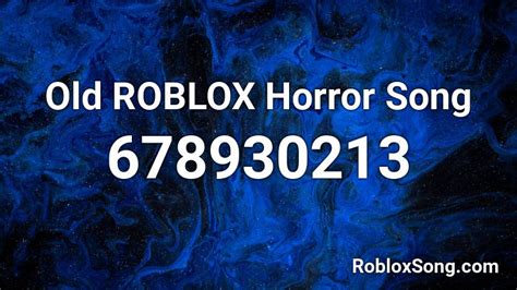 Old ROBLOX Horror Song Roblox ID - Roblox Music Code - YouTube