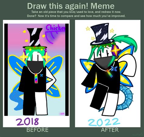 Old Roblox Avatar 2018 vs 2022 by QuioxticChicken on DeviantArt