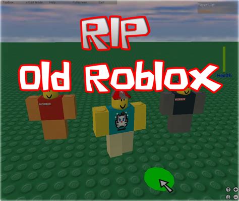 Old Roblox nostalgia: a list of the little things : r/roblox