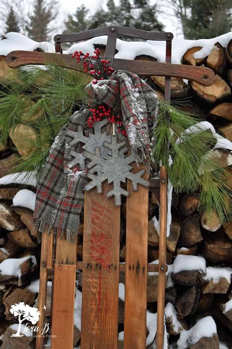 Retro Winter Charm: 10 Old Sled Decorating Ideas to Transform Your Home