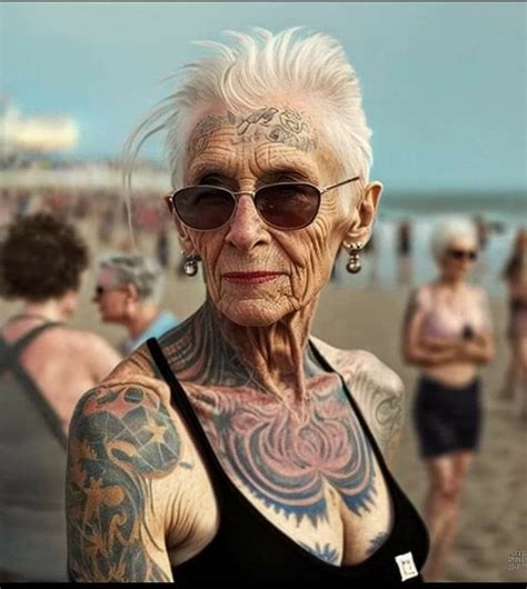 Old Tattooed Woman