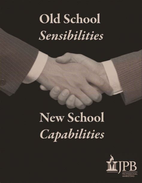 Old school sensibilities