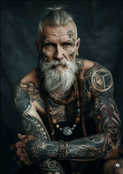 Older Man With Tattoos