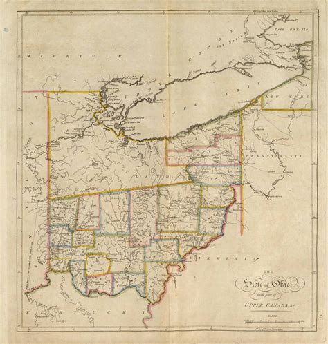 Oldest Map Of Ohio
