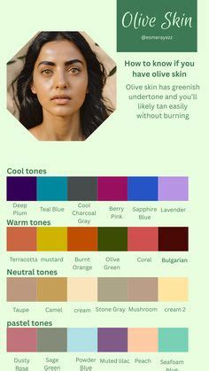Unlock The Beauty Within with the Vibrant Olive Skin Color Palette