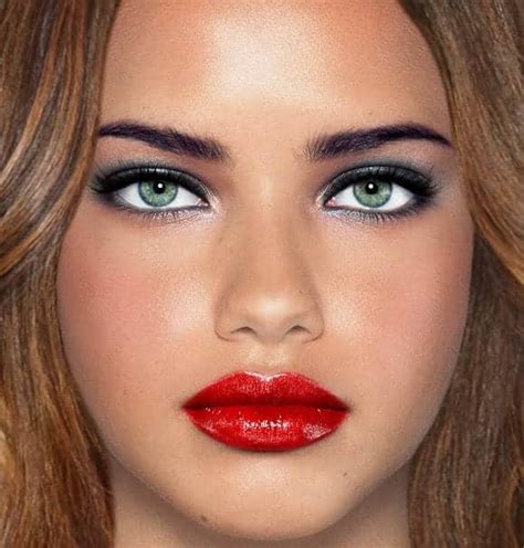 Fierce and Fiery: Unleashing the Power of Olive Skin with Red Lipstick