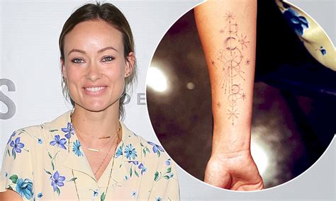 More Pics of Olivia Wilde Lettering Tattoo (2 of 20