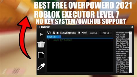 Omega Free Level 7 ROBLOX Script Executor With Full Owl Hub 