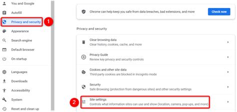 Omegle Privacy Settings