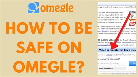 Omegle Safety Tips