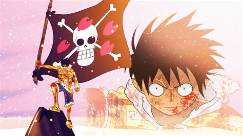 One Piece and the Anime Wallpaper Boy Luffy