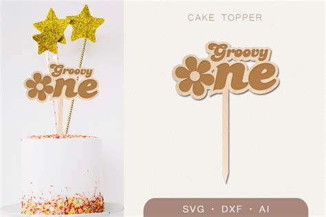Download One Cake Topper with Paw | 1st... Printable