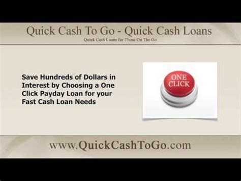 One Click Cash Loans