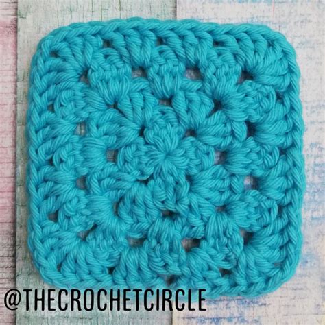 One Color Granny Square Pattern