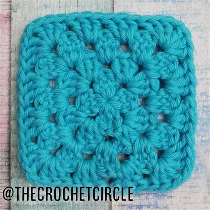 One Color Granny Square Pattern