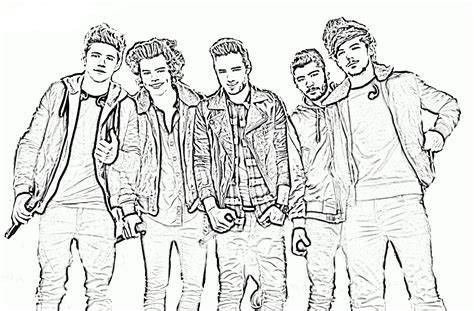 One Direction Coloring Pages