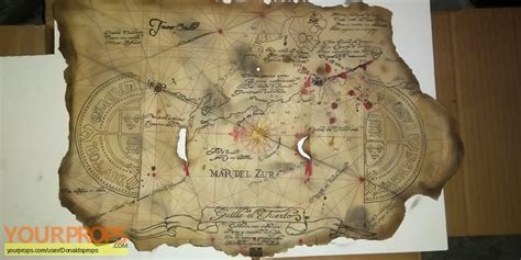 The Goonies One eyed Willy's treasure map made from scratch