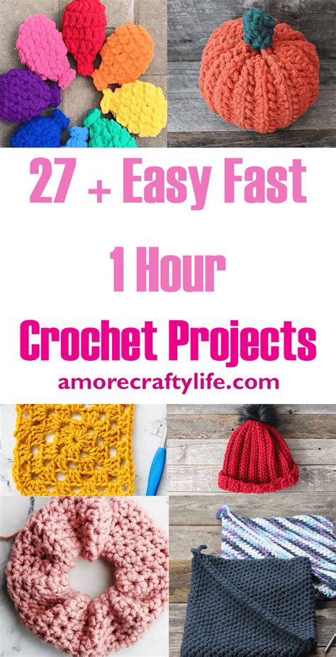 One Hour Crochet Projects