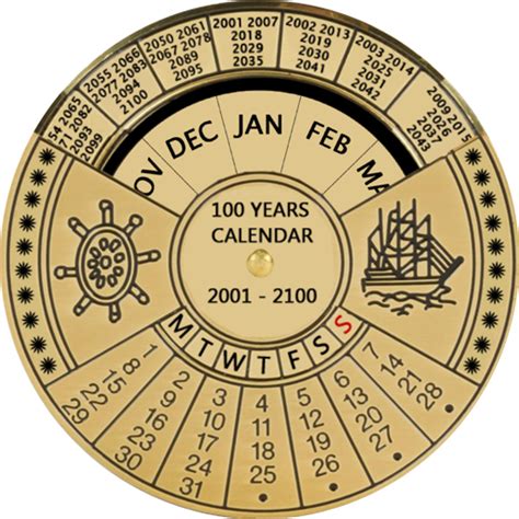 One Hundred Year Calendar