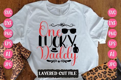 Download One Lucky Daddy Cut File DXF Files