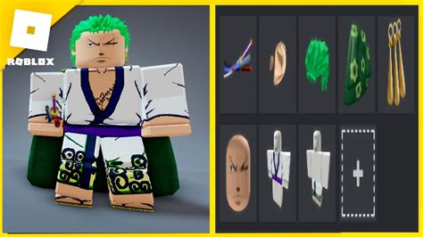One Piece - Roronoa Zoro Roblox Outfit Tutorial - YouTube