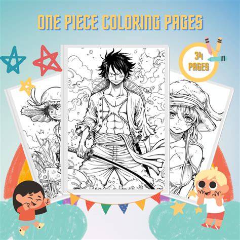 One Piece Colored Pages