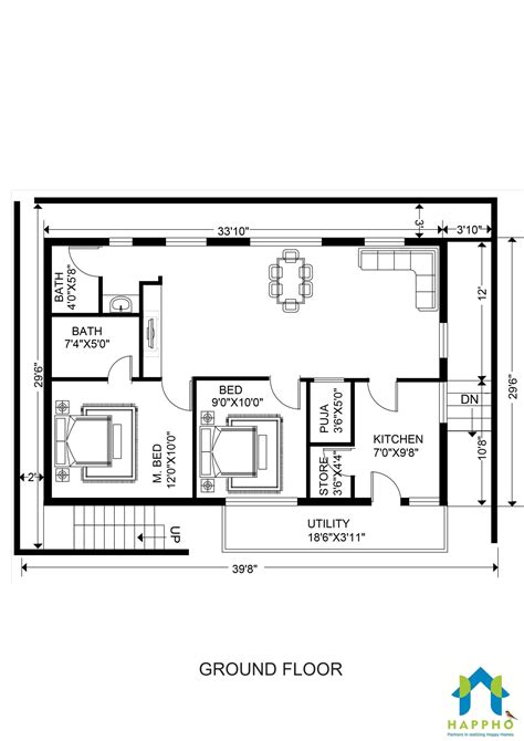 One Storey Floor Plan