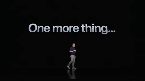 One more thing&hellip;