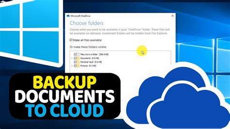 OneDrive Cloud Backup