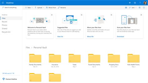 OneDrive new security features