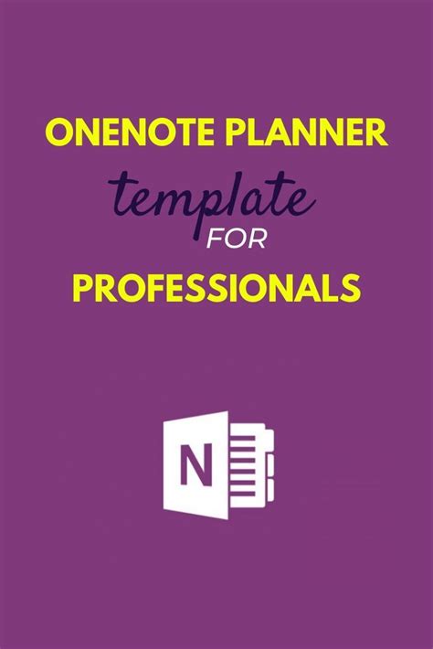 OneNote Planner Template for Professionals - The Better Grind