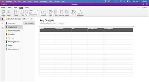Onenote Task Tracker Template